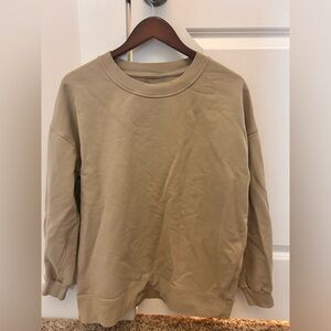 Lululemon Tan Crewneck